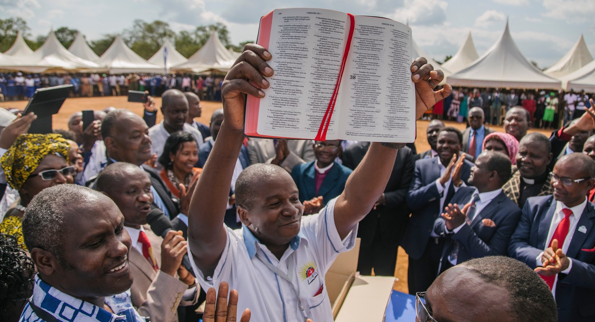 Bible Translation and Literacy (BTL) launched the Tharaka Bible for the Tharaka people